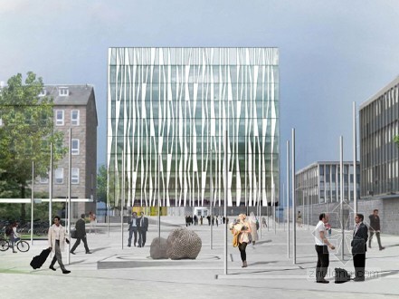 丹麦3XN建筑事务所资料下载-丹麦某建筑事务所University of Aberdeen New Library阿伯丁大学