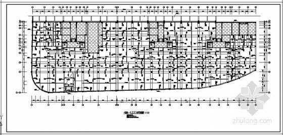 某大型空心楼盖地下车库结构设计图- 