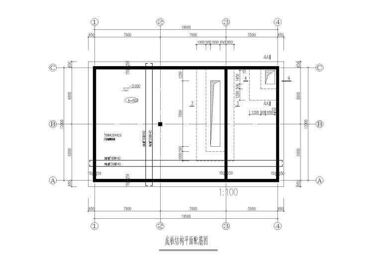 地下酒窖墙体装修施工图资料下载-地下一层钢混结构消防水池结构施工图(2015)
