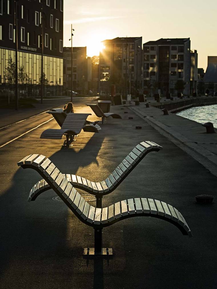拉托维亚海滨广场及长廊资料下载-丹麦Aalborg海滨区改造