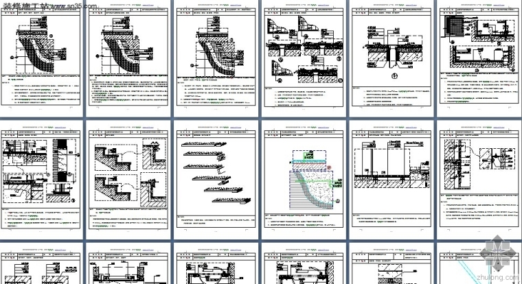石材地面构造细部资料下载-精装修工程细部节点构造标准通用图集（公装家装）—标准节点手册