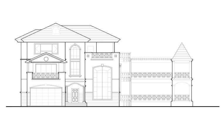 全套别墅建筑设计资料下载-三层全套别墅建筑施工图