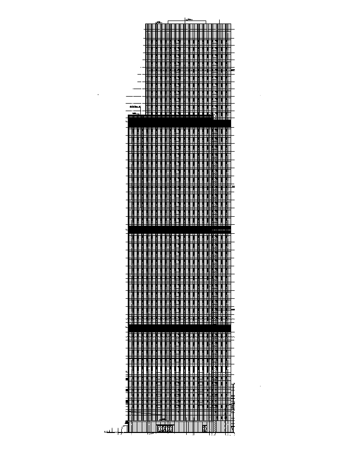 广西建筑特色资料下载-[广西]超高层核心筒华润办公及商业建筑审图施工图(2016年）