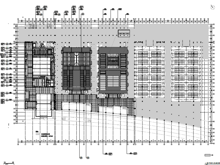 国际博览中心设计施工图（附效果图）-平面天花造型图