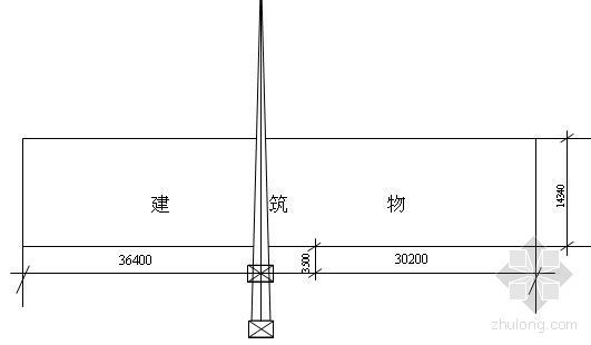十层塔式办公楼效果图资料下载-某办公楼QT240自升式塔式起重机施工方案