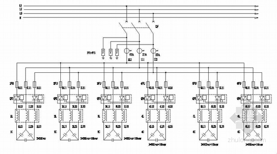 硅控电容柜接线图资料下载-低压动态电容补偿原理图