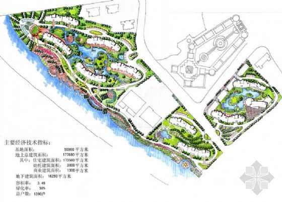 居住区中庭景观规划设计资料下载-居住区景观规划设计方案