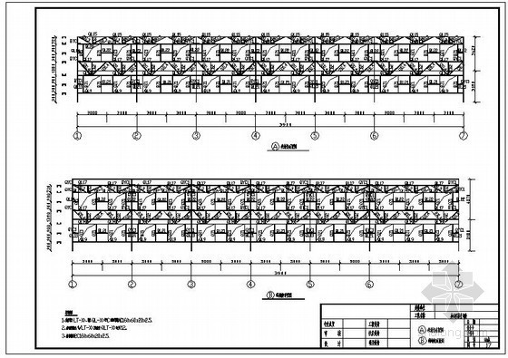 钢框架商场建筑设计图资料下载-青海某钢框架结构设计图