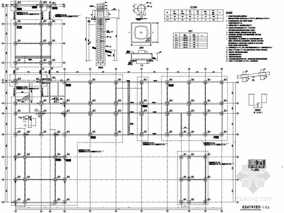 教学楼施工图五层资料下载-[贵州]局部五层框架结构教学楼结构施工图