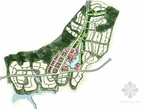 居住区设计理念现代资料下载-[云南]现代田园生活居住区总体规划设计方案（方案2套）
