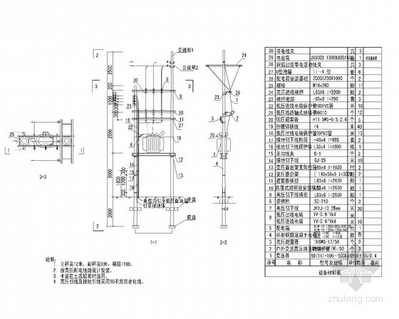 电缆分支箱基础资料下载-[广东]10kV台架变迁改工程(施工+竣工)