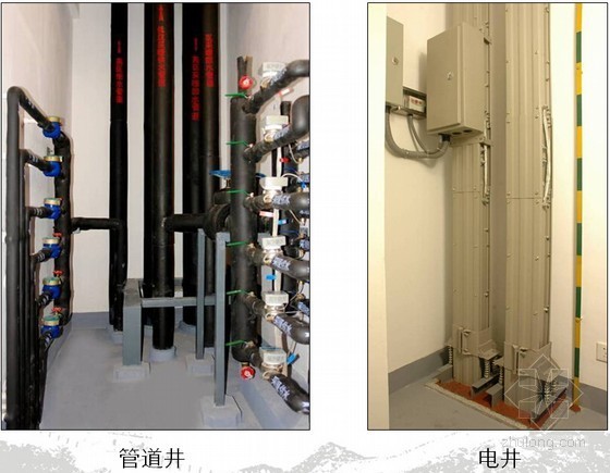 建筑工程电梯前室竣工验收达标标准-水电井 
