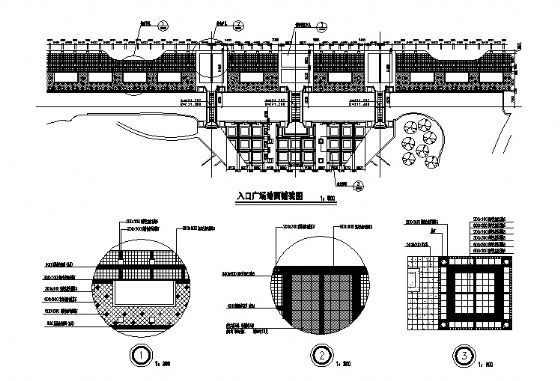 入口广场地面铺装图-4
