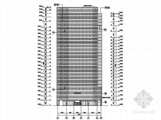 [深圳]某二十二层商业综合体建筑施工图（99.65米）-图5