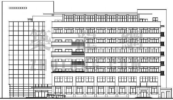 河南省绿色建筑施工图设计资料下载-河南某医院建筑施工图（全套）