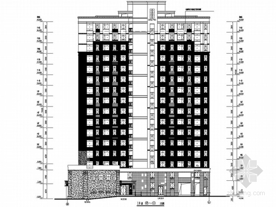 合金廊架施工图设计资料下载-16层铝合金门窗及格栅工程专项施工图（含详细计算书）