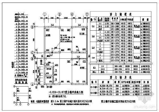 剪力墙平法施工图制图规则-3