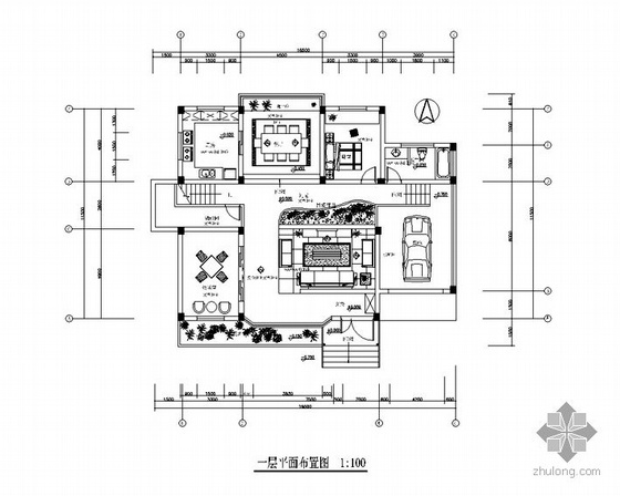 600平方别墅设计资料下载-别墅设计图
