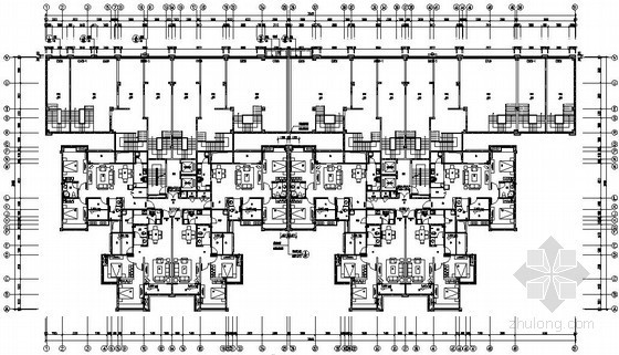 70平米两室装修图资料下载-[四川]住宅小区防排烟系统设计施工图（4栋楼及地下室）