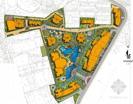 住宅公共区域深化设计资料下载-公共区域景观规划设计方案