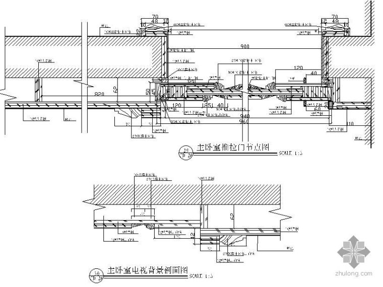 推拉门玻璃门节点资料下载-[2009]推拉门节点图