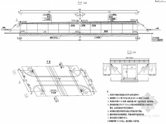 采光井的做法资料下载-1-8×4.2m钢筋混凝土箱型通道设计图纸（挡墙 采光井）