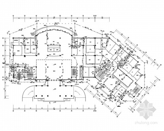 消毒供应室施工图资料下载-四星级酒店全套给排水施工图（含附楼）