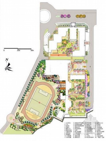 幼儿园室内景观设计资料下载-[广东]幼儿园景观设计方案