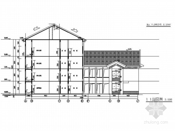 [苏州]某四层福利院建筑施工图- 