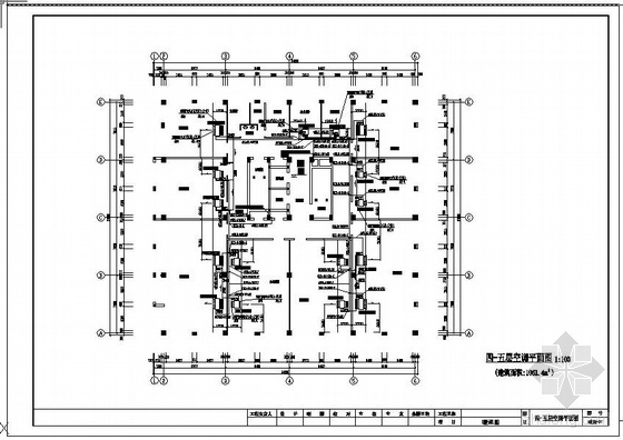 氟系统暖通施工图资料下载-氟系统空调设计施工图.