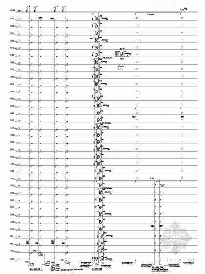 [福建]9万平米商业住宅小区给排水设计（气体灭火）-消火栓、给水系统原理图 