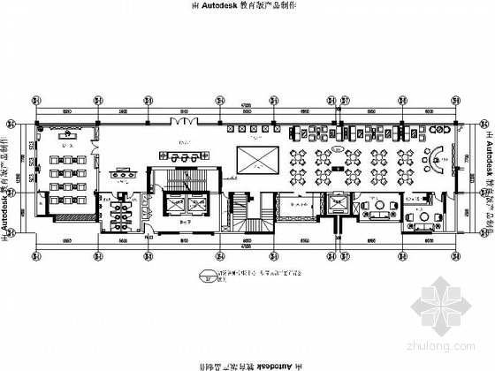 欧式办公区施工图资料下载-[广州]精致华丽欧式售楼中心室内施工图（含效果图，推荐！  ）