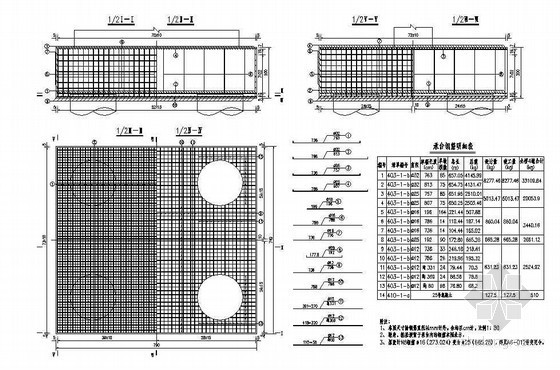 预应力混凝土T梁连续刚构桥承台钢筋布置节点详图设计