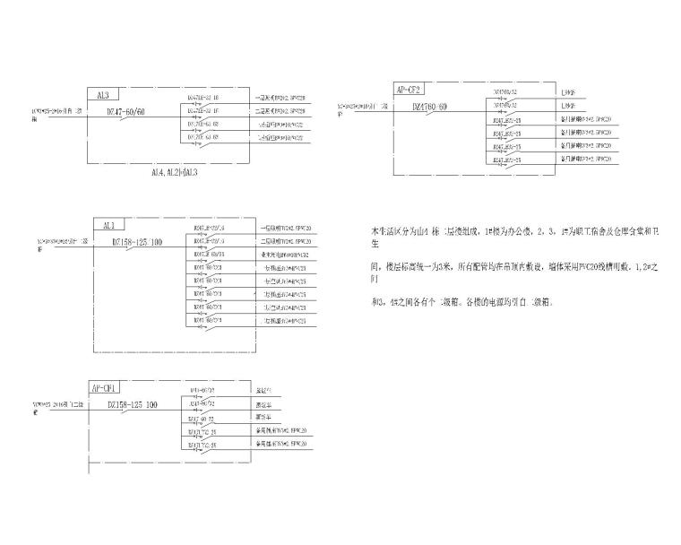 项目板房电气布置图资料下载-临建板房设计图