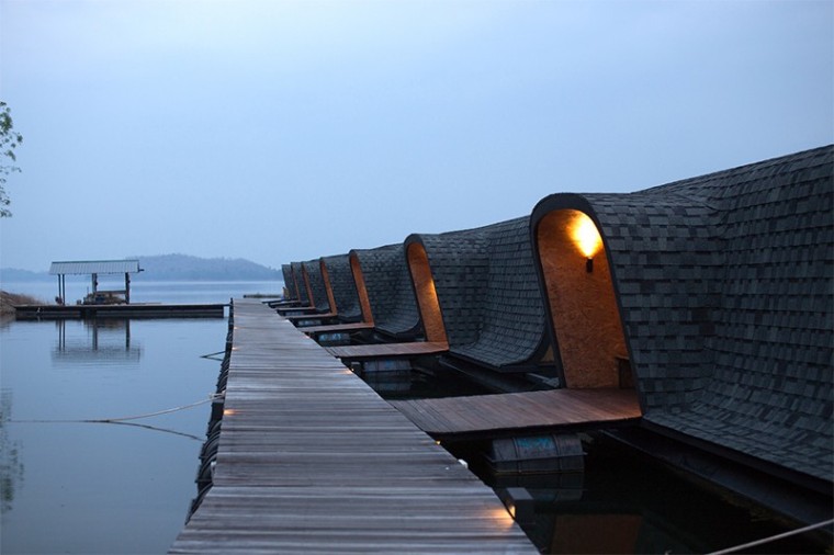 泰国度假资料下载-Z9 度假村，滨河建造可持续性酒店——泰国度假天堂