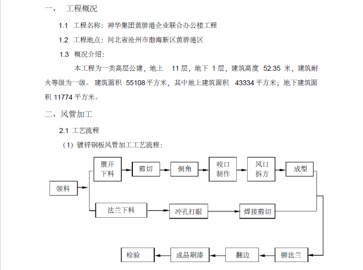 神华集团黄骅港企业联合办公楼暖通空调通风施工方案_4