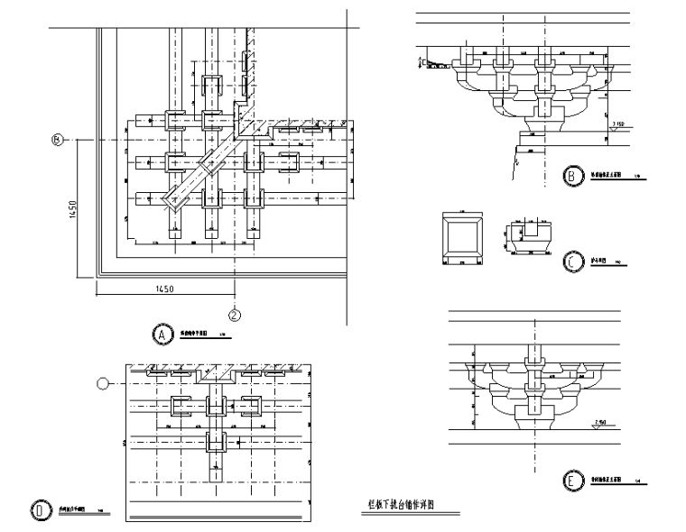 寺庙图纸资料下载-寺庙主配套建筑建筑结构施工图