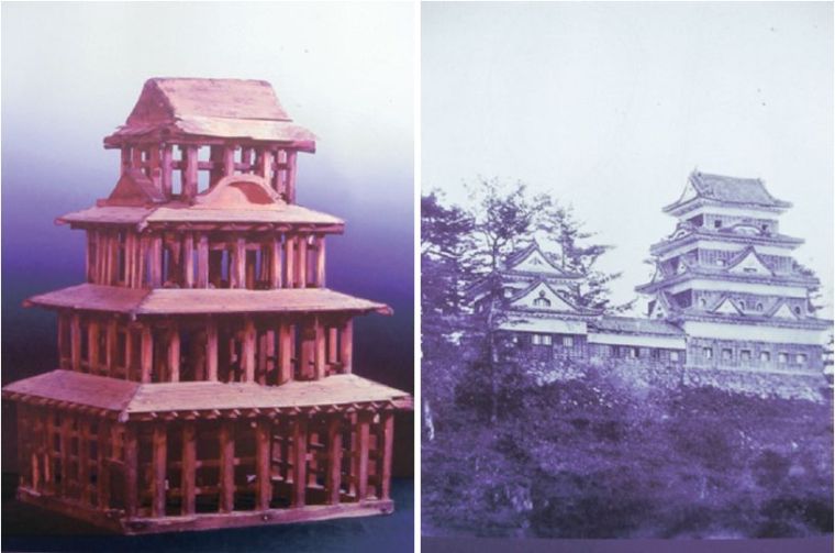 木结构建筑多层资料下载-木结构建筑复原记：日本大洲城天守阁修缮
