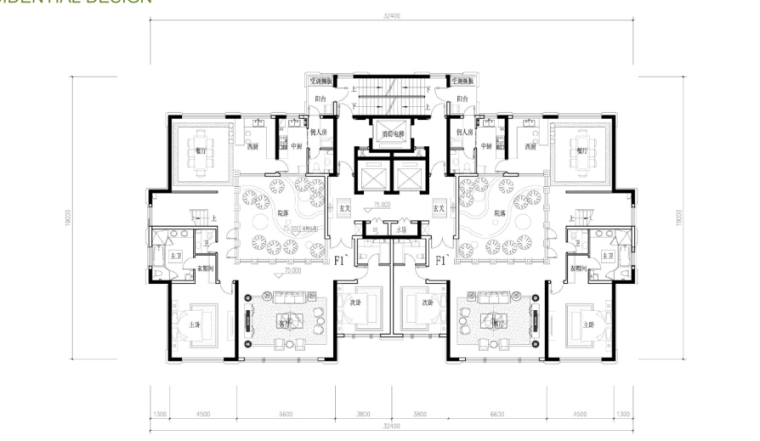 [河南]现代风格底商及高层住宅建筑设计方案文本（含两个方案）