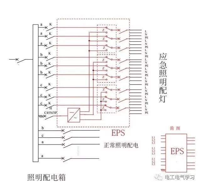 消防应急照明EPS应急电源供电系统如何设计？附高清接线参考图_6