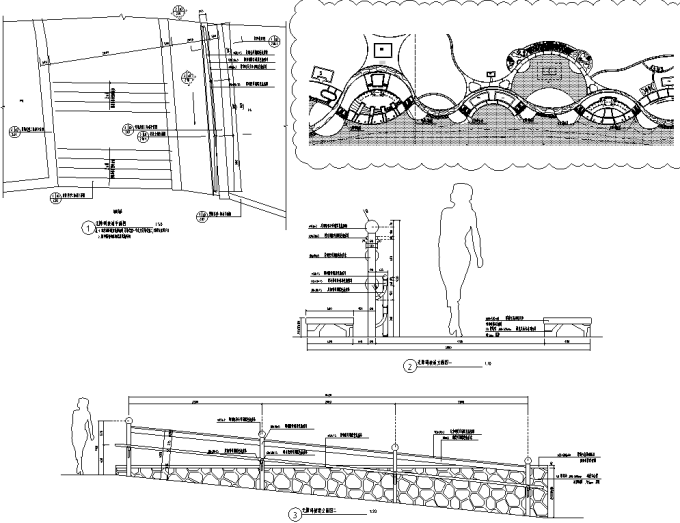 [福建]中国唯一滨海火山地质公园及沙滩景观设计全套施工图-无障碍坡道设计详图