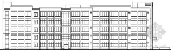 24班中学方案资料下载-某中学五层教学实验楼建筑方案