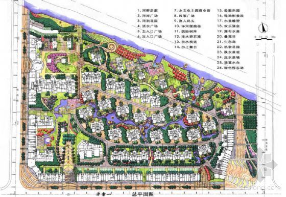 小区住宅楼概念性设计资料下载-江苏无锡花园小区景观概念性设计方案
