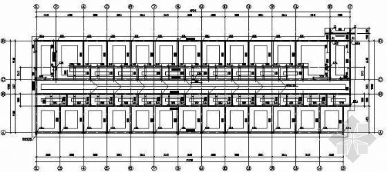 2层宿舍砖混工程量资料下载-某六层砖混宿舍结构图纸