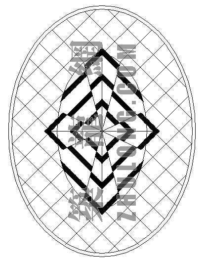 椭圆形广场的设计资料下载-椭圆形铺地8