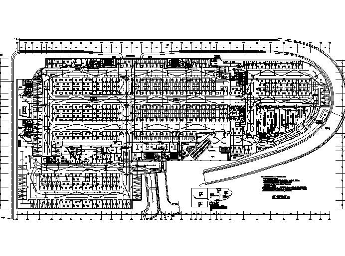 [福建]火车站主楼及停车场电气全套施工图带人防（大院出品）-照明平面图