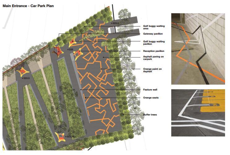 [重庆]著名世界公园景观方案文本（实景图+方案+施工图）-景观节点分析图