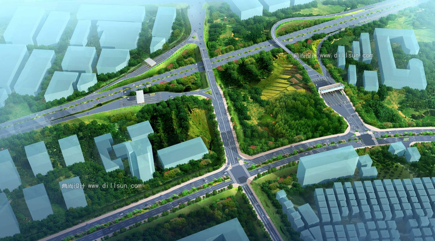 昆仑山路与香江路立交工程 - 业绩 - 华汇城市建设服务平台