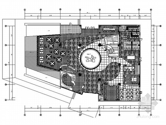 两层售楼部建筑图资料下载-[湖南]高档现代风格售楼部室内CAD装修图