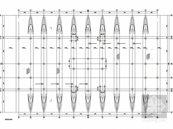 单层工业厂房181页资料下载-欧式风格钢框架结构收费站结构图（含计算书181页、建筑图）